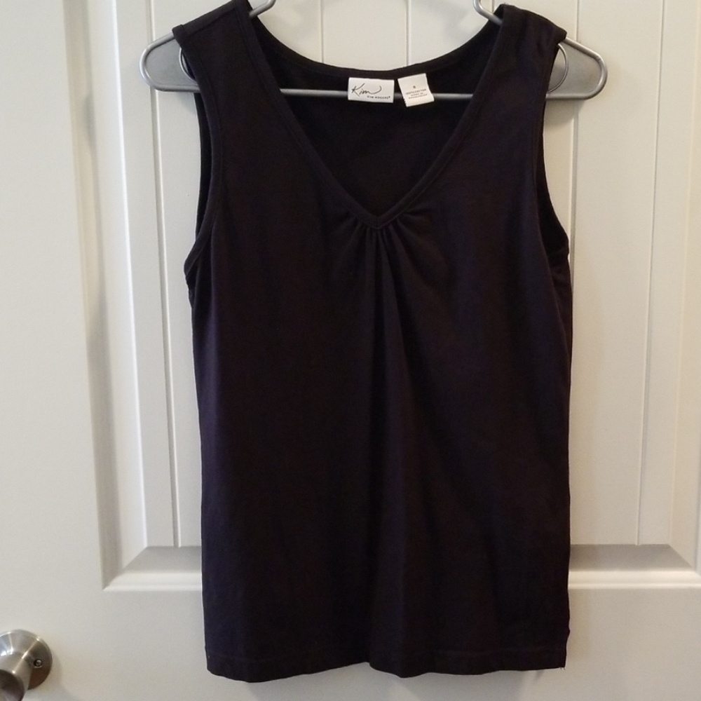 Black tank top